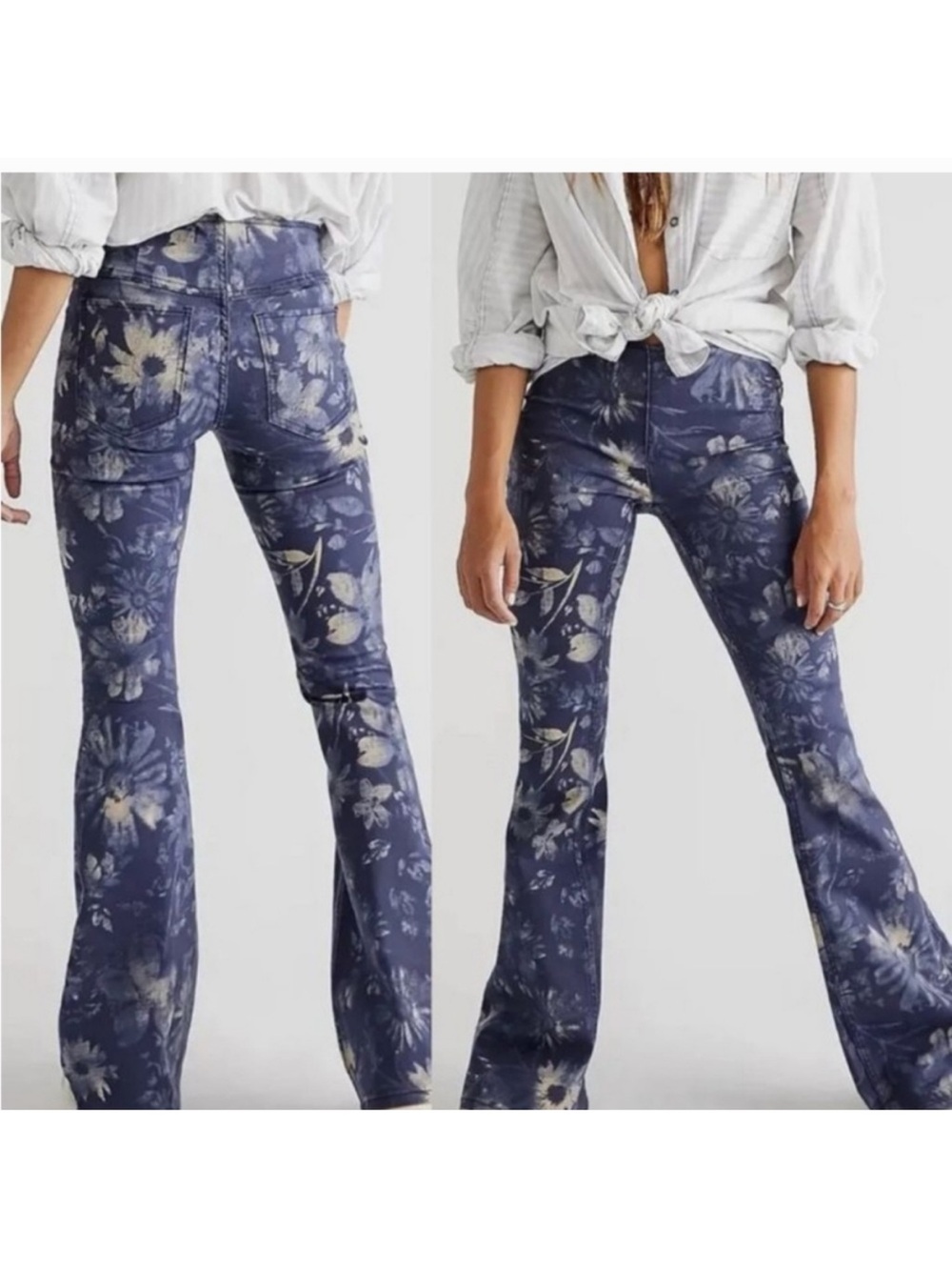 NWOT Free People Penny Pull On Floral Print We The Free SOLD OUT STYLE